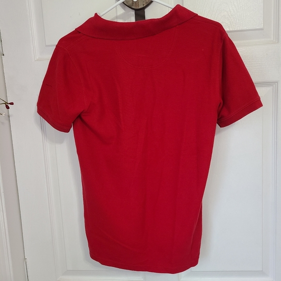 (1561) J. Khakis Youths Short Sleeve Polo Shirt, Size: Large Color: Red (NWOT) - Picture 12 of 14